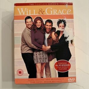 Will & Grace The Complete Series 4 DVD Box Set 27 Episodes Region 2 UK Import